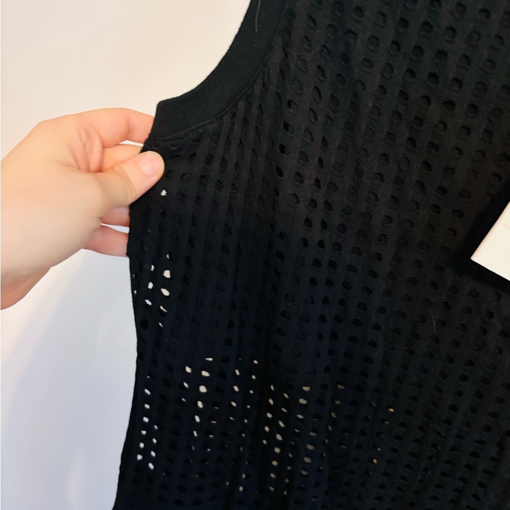 NWT Fabletics Bryce dress with sheer square mesh dress size small - Picture 7 of 7